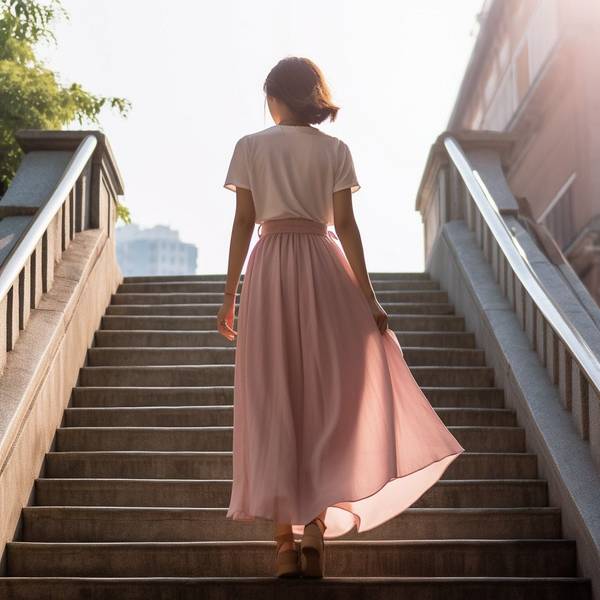 粉色半身裙配什么顏色上衣，粉色半身裙的萬能配色法則與個性穿搭方案