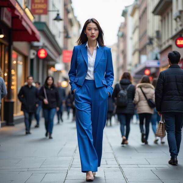 深藍色搭配什么顏色好看,深藍與這五種絕美配色的高級感搭配指南