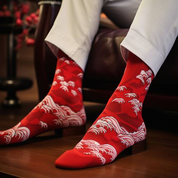 紅色鞋配什么襪子好看,紅色襪子搭配秘籍,完美襯托鞋款的時(shí)尚法則