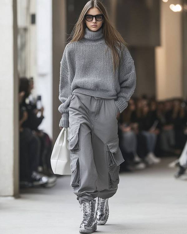 灰色上衣配什么顏色褲子好看,灰色上衣穿搭指南:最全褲子配色方案推薦