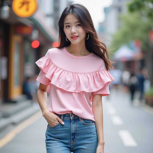 粉色上衣配什么顏色褲子,18套粉色上衣配色方案點亮你的少女感穿搭