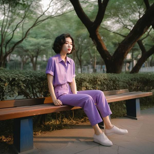 紫色褲子配什么上衣，紫褲配色指南：優選這5件上衣搭出高級感