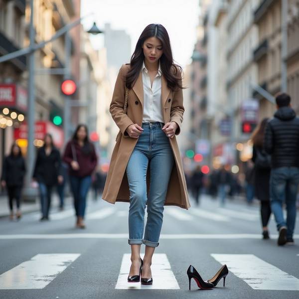 藍色牛仔褲配什么顏色鞋子，藍色牛仔褲與各色鞋款的時尚搭配全攻略