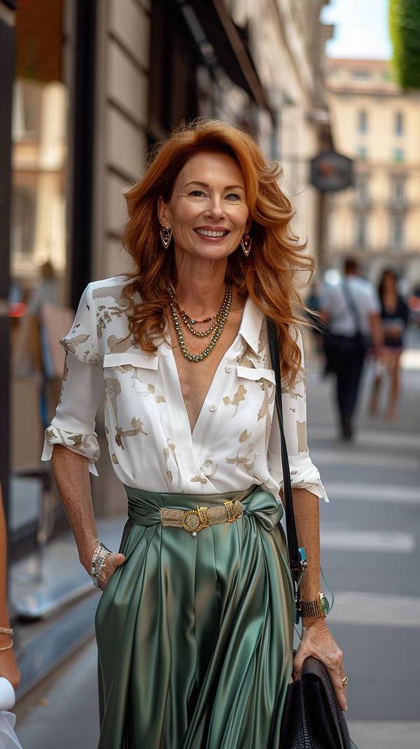 綠褲子配什么顏色上衣，綠褲子搭配白色上衣：清新時尚經典配色指南