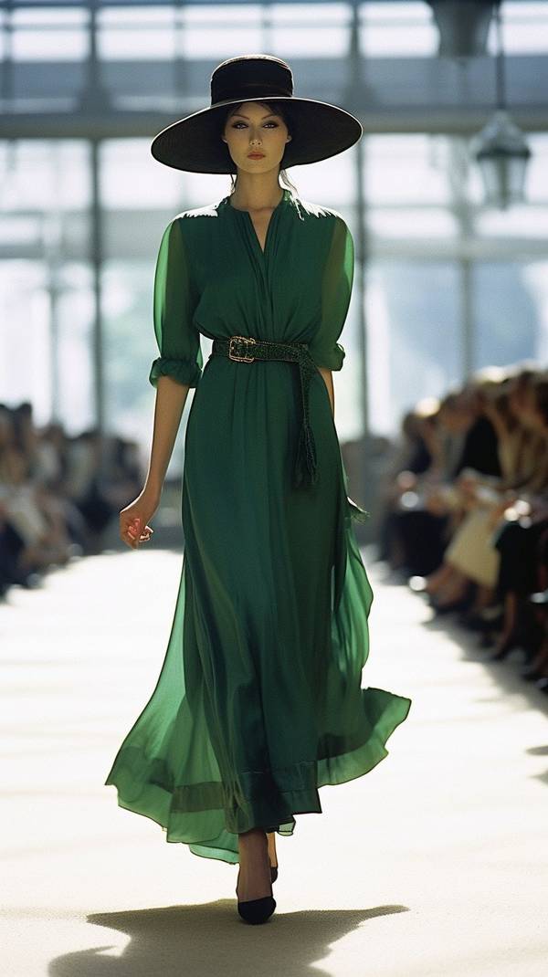 墨綠色搭配什么顏色好看，墨綠雅韻：巧配4種高級色系的搭配美學指南