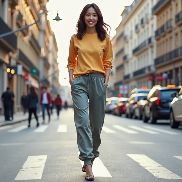 草綠色褲子配什么顏色上衣，草綠色褲子的萬能配色指南讓你輕松出彩