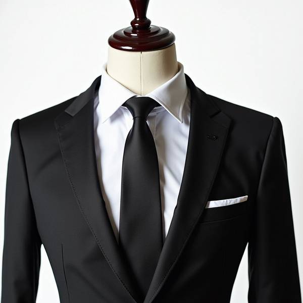 黑色西裝配什么顏色領帶，9款黑色西裝領帶配色方案