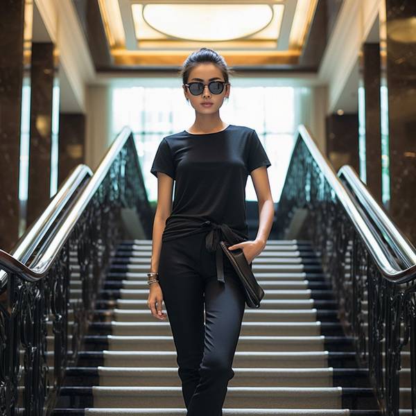 黑褲配什么顏色上衣，黑褲搭配的25款上衣配色方案大全