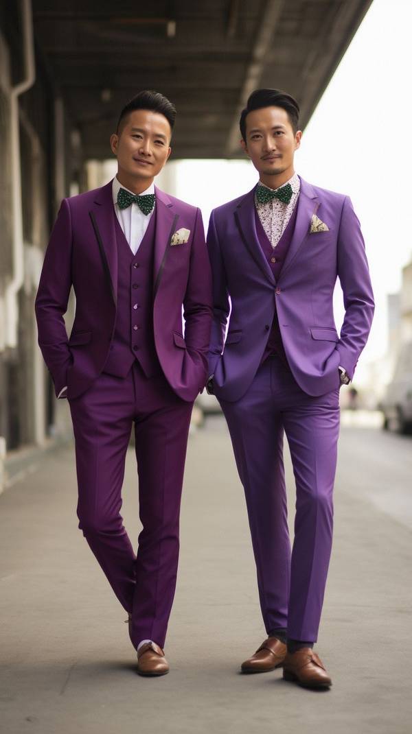 紫色衣服配什么顏色褲子，紫色衣物搭配各色褲裝的經典配色指南