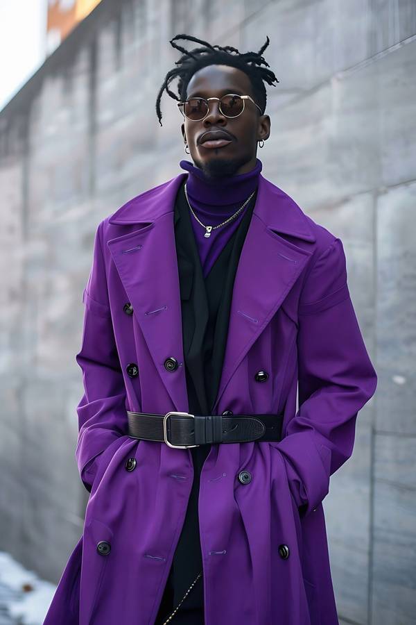 紫色衣服配什么顏色褲子，紫色衣物搭配各色褲裝的經典配色指南