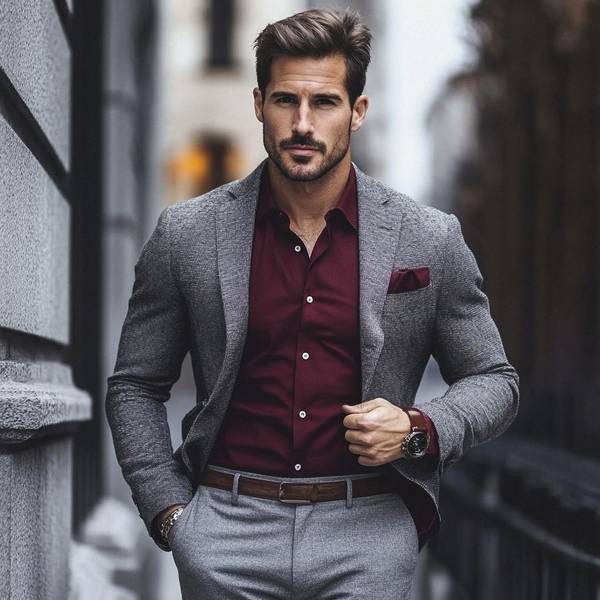 灰色上衣配什么顏色褲子，灰色上衣的8種褲子配色方案與搭配技巧