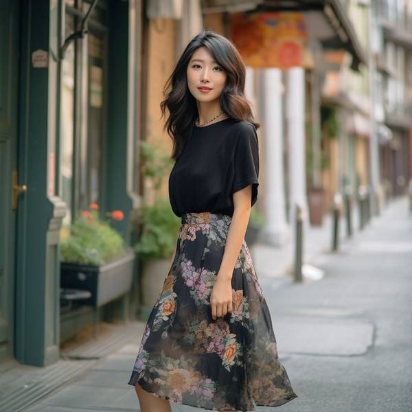 黑色上衣配什么顏色褲子，經典黑上衣的色彩搭配秘籍