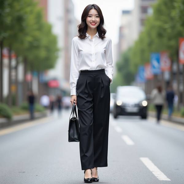 黑色褲子配什么顏色上衣，黑白配搭出型，這四種顏色組合值得收藏