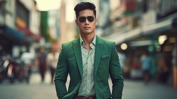 草綠色褲子配什么顏色上衣，草綠色褲子的萬能配色指南讓你輕松出彩