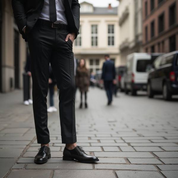 黑色褲子搭配什么顏色鞋子，黑色長褲與六種鞋色搭配的黃金法則