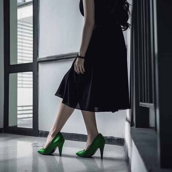 草綠色裙子配什么鞋子，草綠色裙子的完美鞋履搭配指南