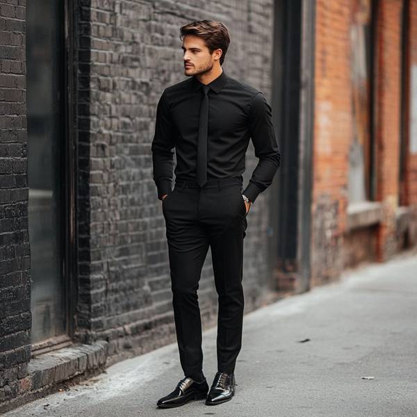 黑色褲子配什么顏色鞋子，最適合黑色褲子的5種鞋色搭配與避坑指南