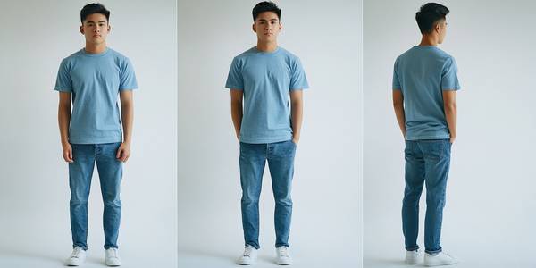 藏青色t恤配什么顏色褲子，藏青T恤的25種褲子配色方案輕松駕馭休閑與商務風
