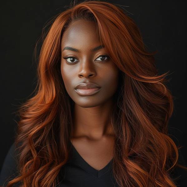 皮膚黑的人適合什么顏色的頭發,深膚色發色指南:選對顏色更顯白