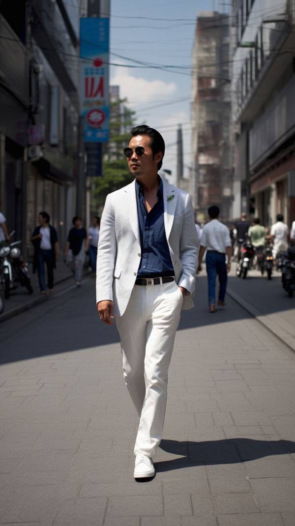 白色褲子配什么顏色鞋子，純白褲裝與六款鞋色的完美搭配